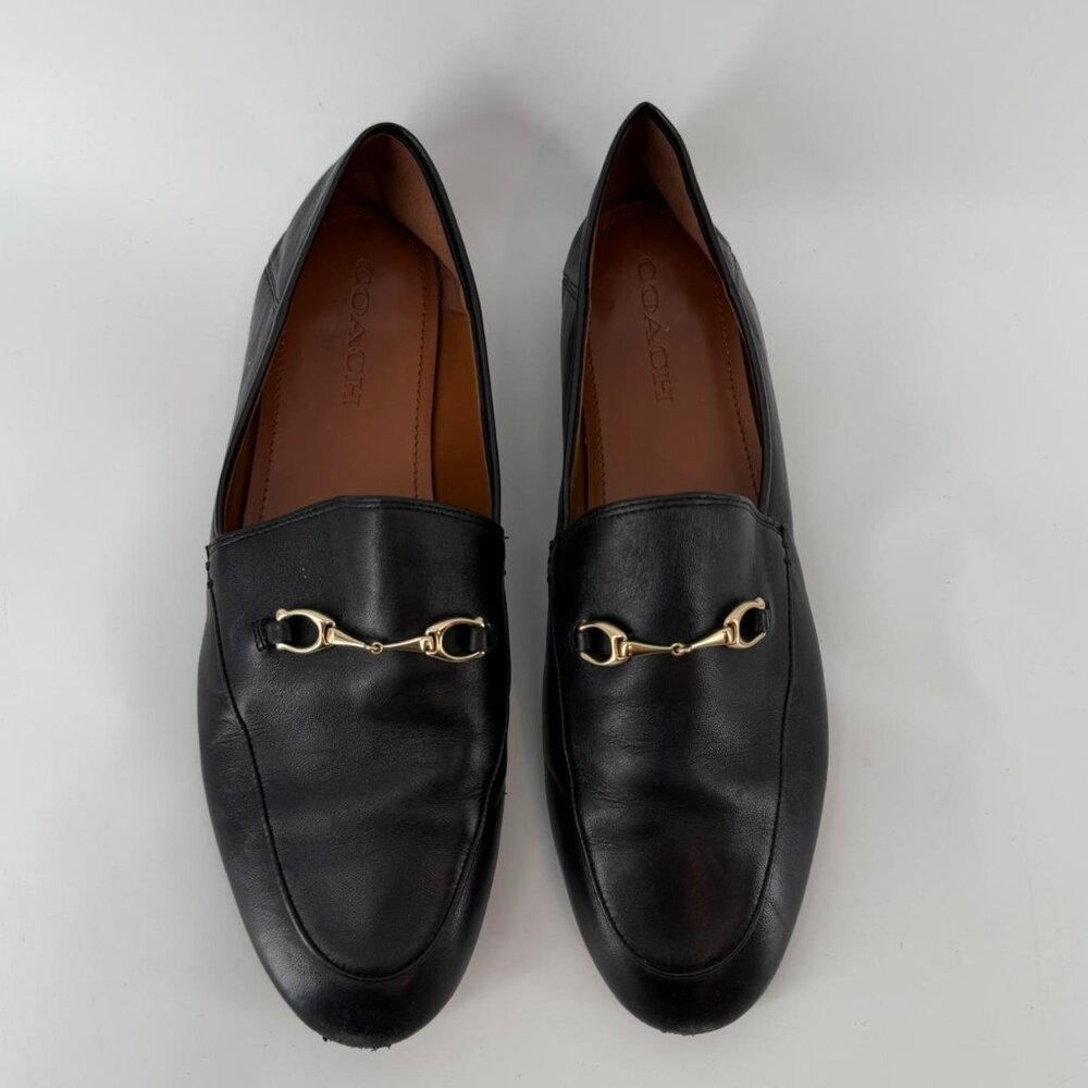 Coach Black Haley Loafer Size 11B - Picture 2 of 6
